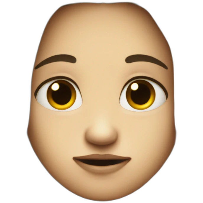 an angel of darkness with an obsessive look emoji