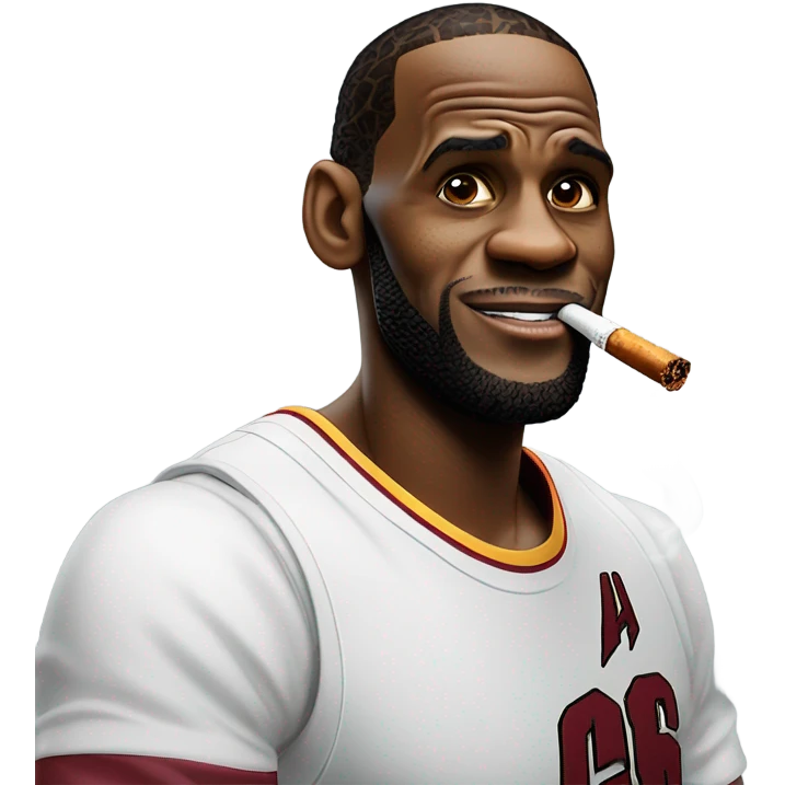 Lebron james smoking emoji