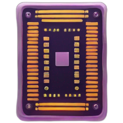 microchip neon emoji