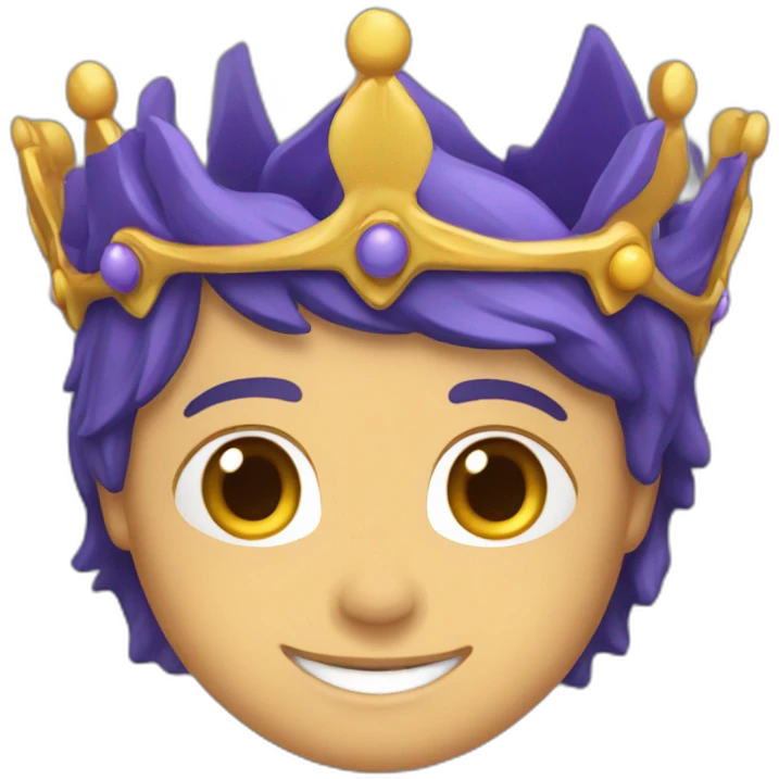 couronne de laurier sans visage emoji