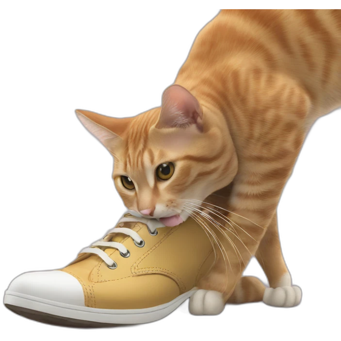 the cat licking the heel emoji