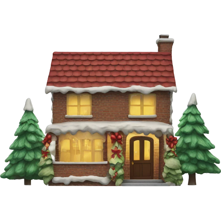 CHRISMAS house emoji