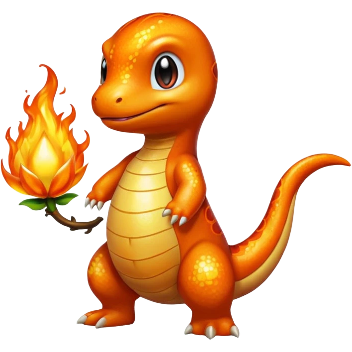 glitter pokemon charmander emoji