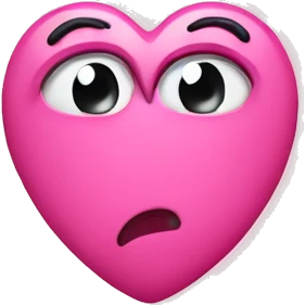 in love with pink heart eyes  emoji
