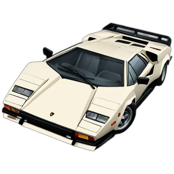 Lamborghini Countach emoji