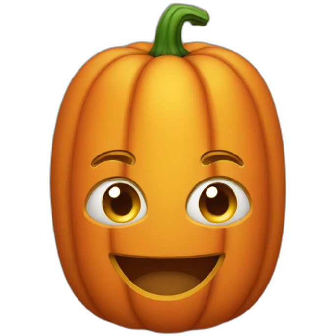 Halloween pumpkin character emoji