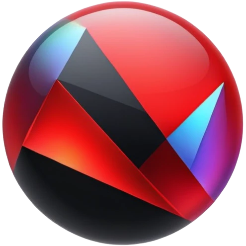  Black-Red-Iridescent-Decoration emoji