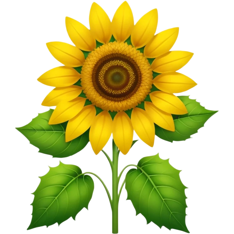 Christmas Sunflower emoji