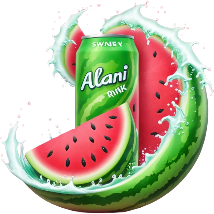 Watermelon wave Alani energy drink  emoji