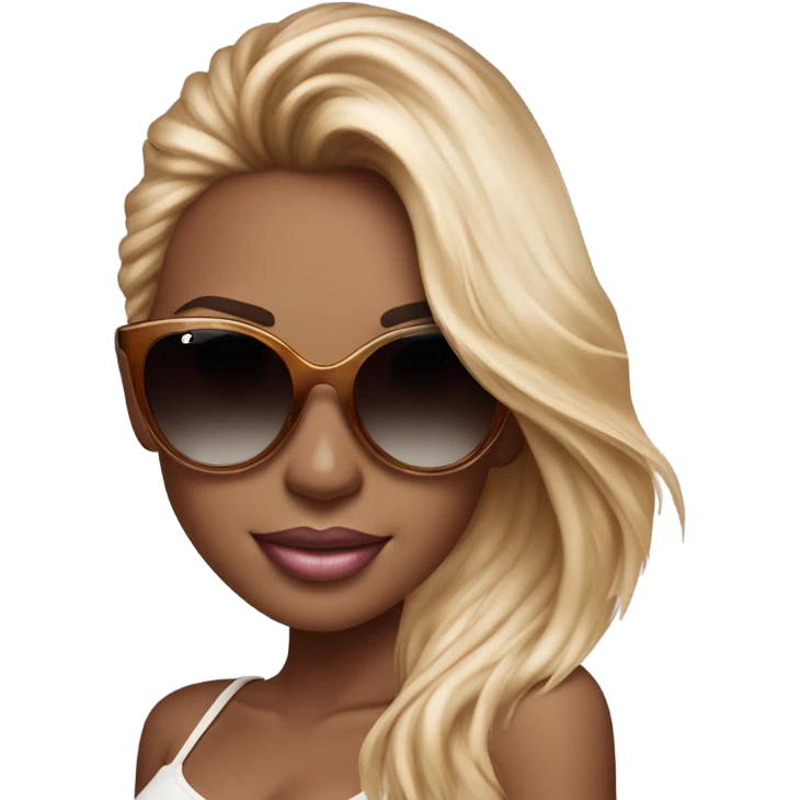 Photo of Victoria secret model posing with sunglasses  emoji