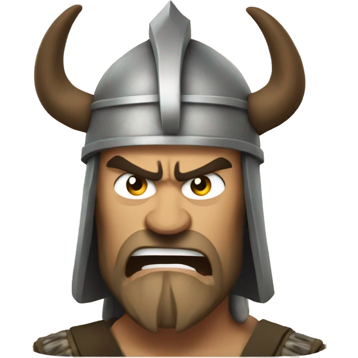 attilla the hun angry emoji