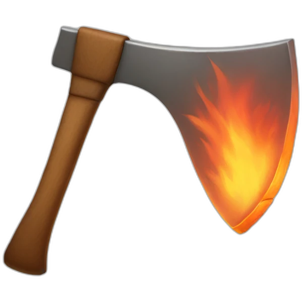 Fire axe emoji