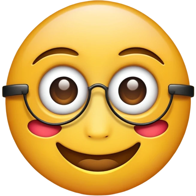 Haz un emoji con q este cansado q tenga ojeras, pero a este feliz así ☺️ pero que se le note  cara de cansancio emoji