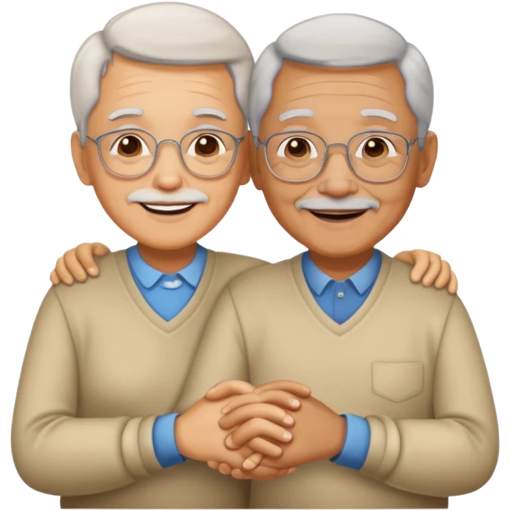  light skin grandparents emoji