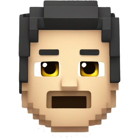 Sigma face minecraft style  emoji