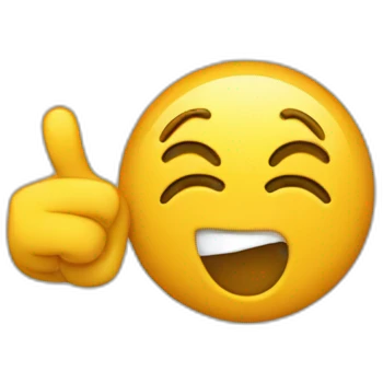 Quelqu'un qui fait un dab emoji