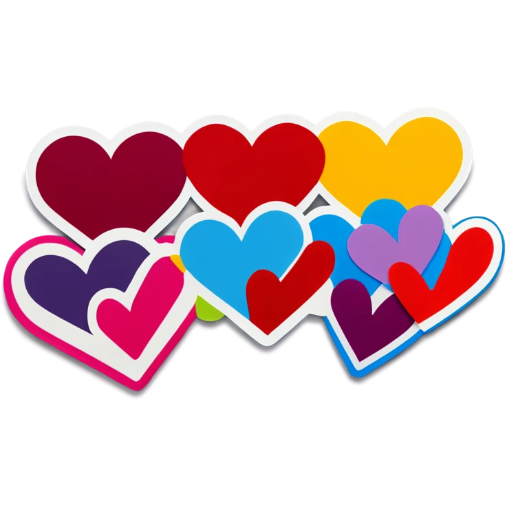 Hearts emoji