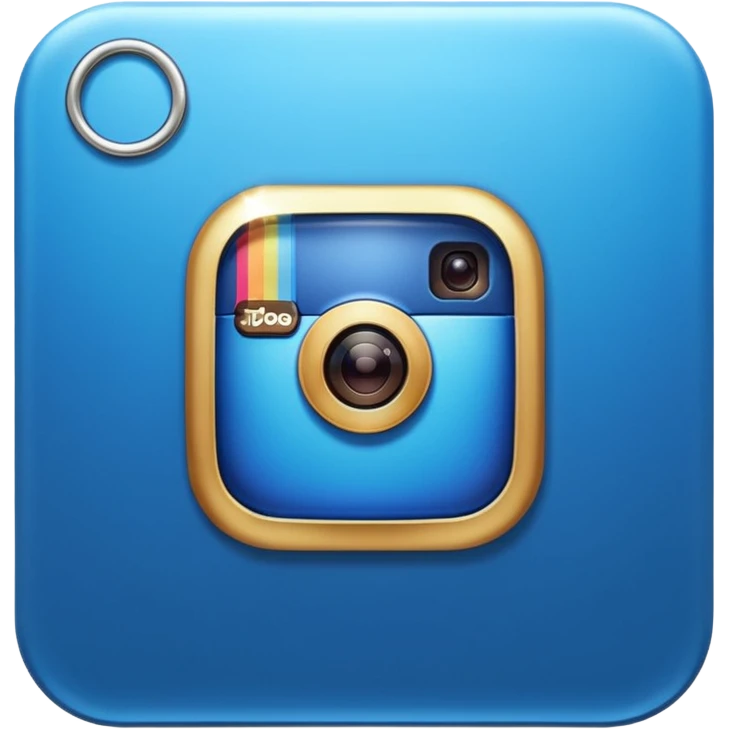 A blue verification badge for Instagram emoji