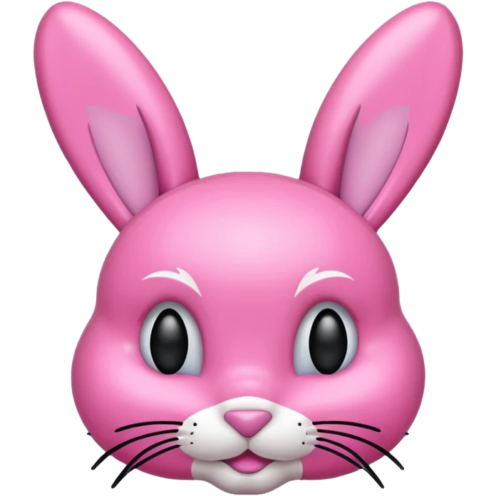 Y2K Playboy bunny head logo emoji