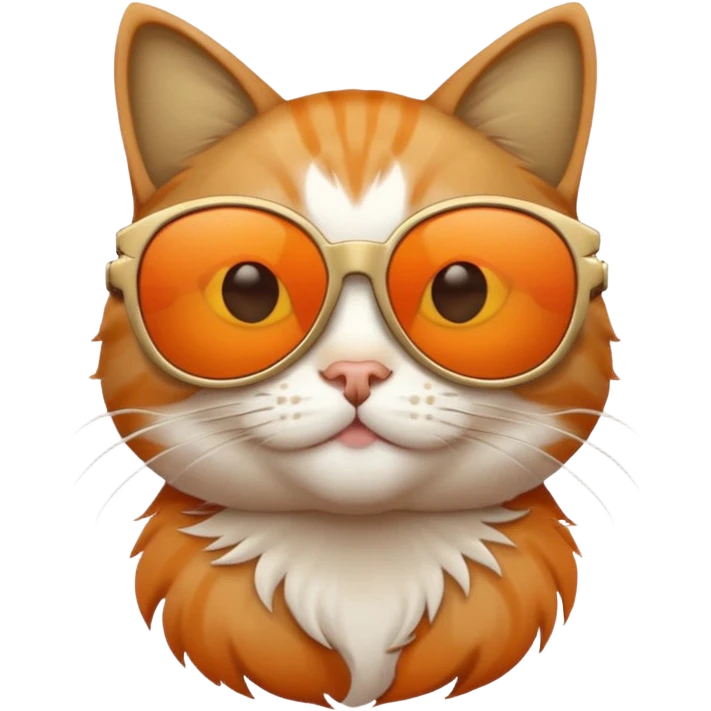 Cat wearing sunglasses emoji