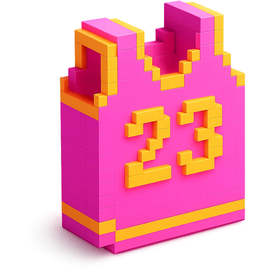 светящейся розовая баскетбольная майка с надписью "23", no background emoji