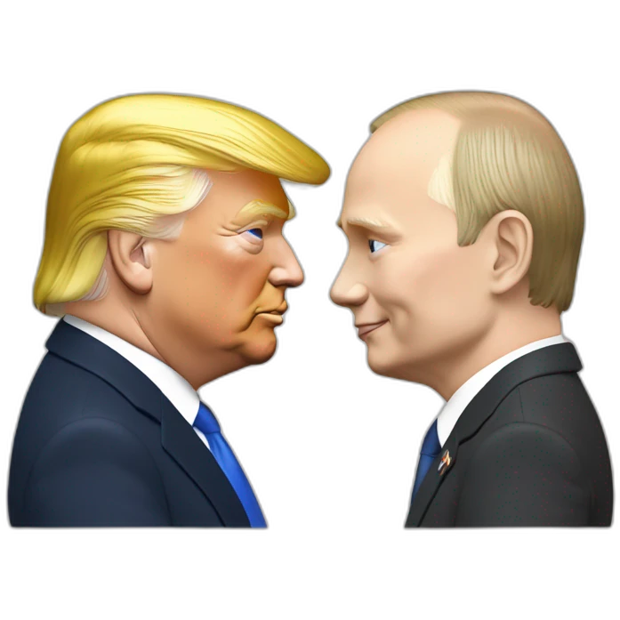 trump and putin kissing, LGBTQ+ friendly, positivity, inclusiveness emoji