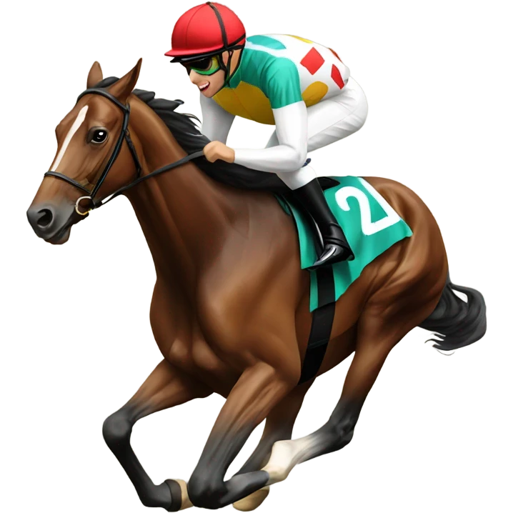 Horse racing emoji