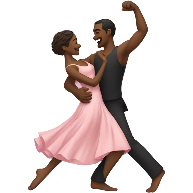 Dancing lovers  emoji