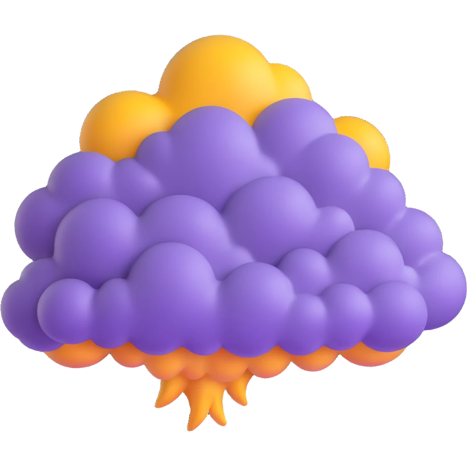 golden yellow Flying Nimbus cloud from Dragon Ball anime emoji