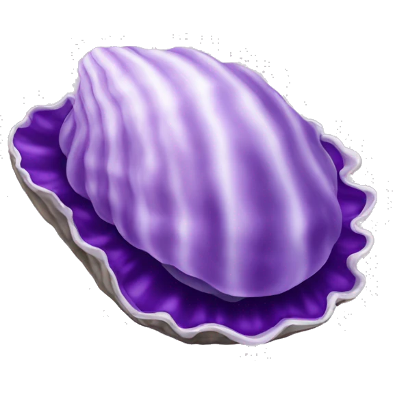 Purple oyster  emoji