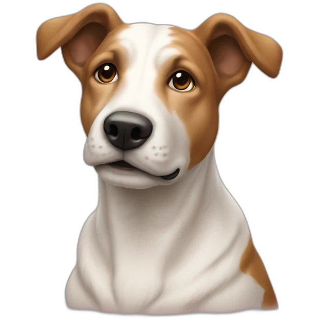 Chien sur une vache emoji