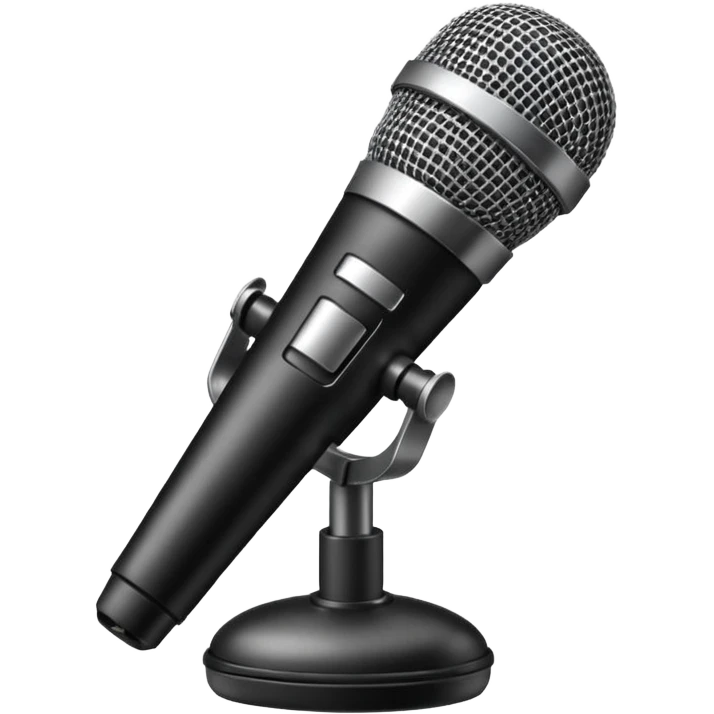 MICROPHONE emoji