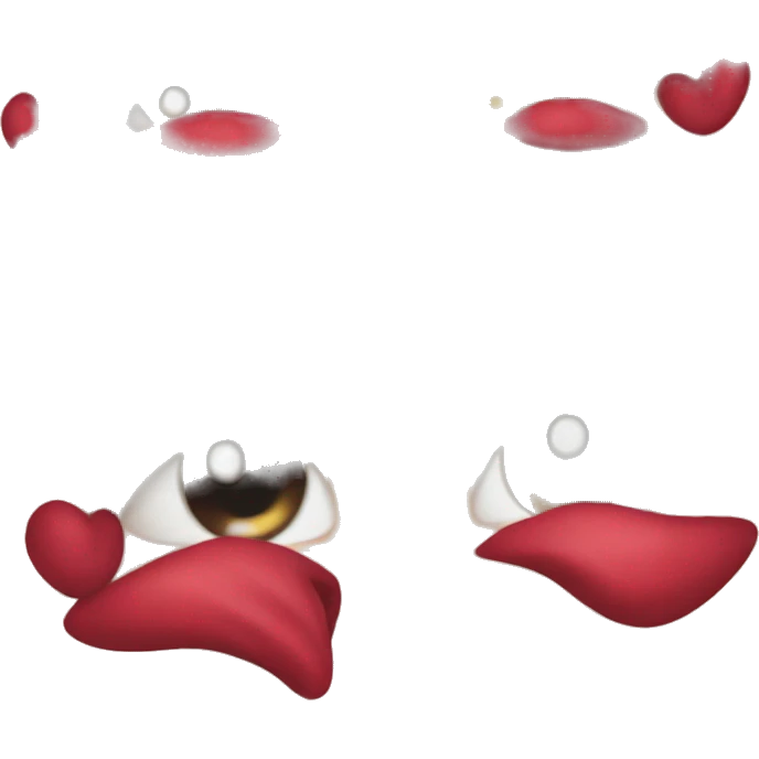 Kiss lips wink emoji