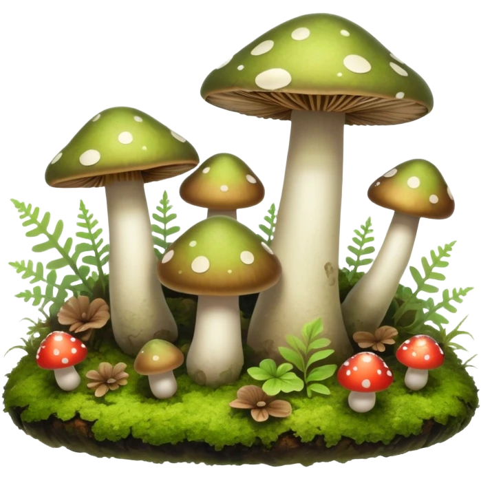Mushrooms fairycore emoji
