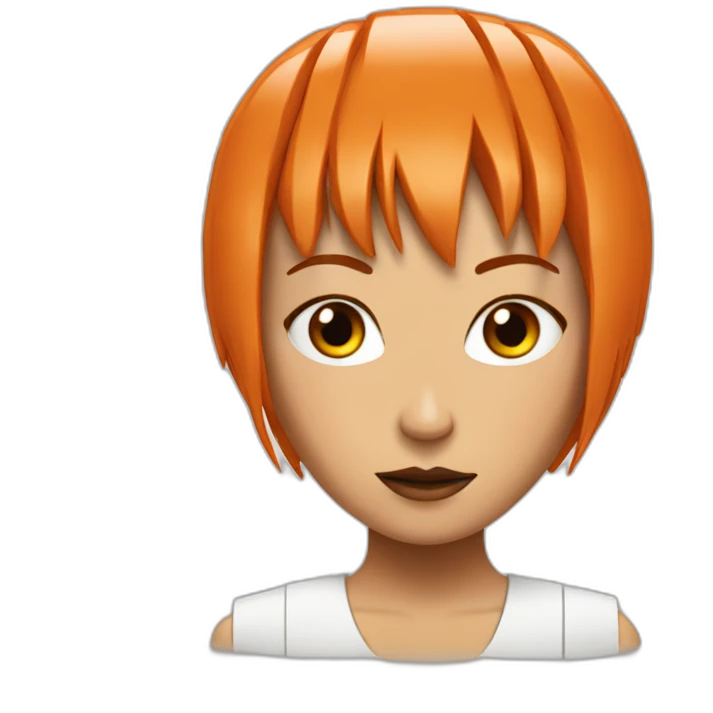the fifth element leeloo emoji