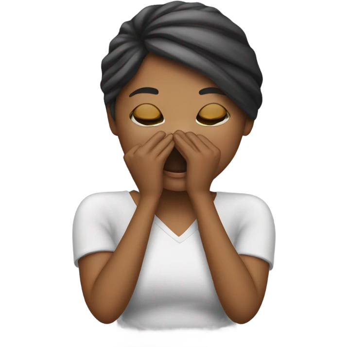 Create a women throwing a kiss emoji
