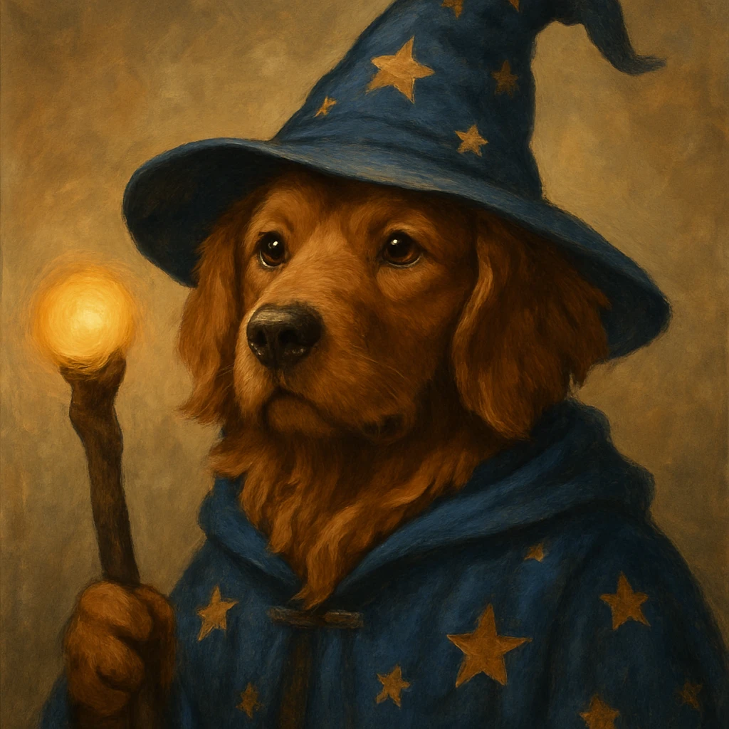 wizard dog emoji