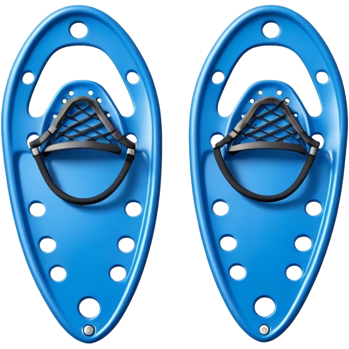 Zapatos de nieve azules emoji