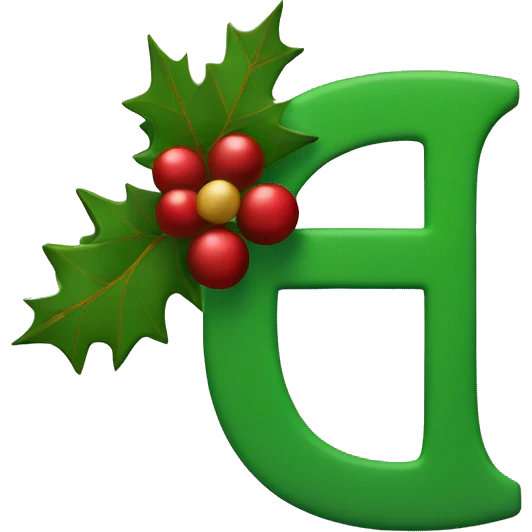 equal sign (=) with christmas emoji