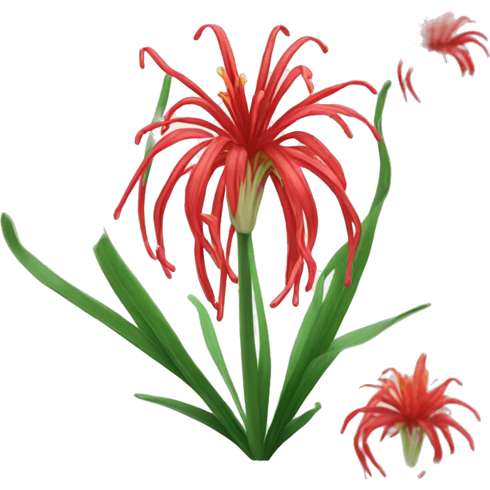 red spider lily emoji