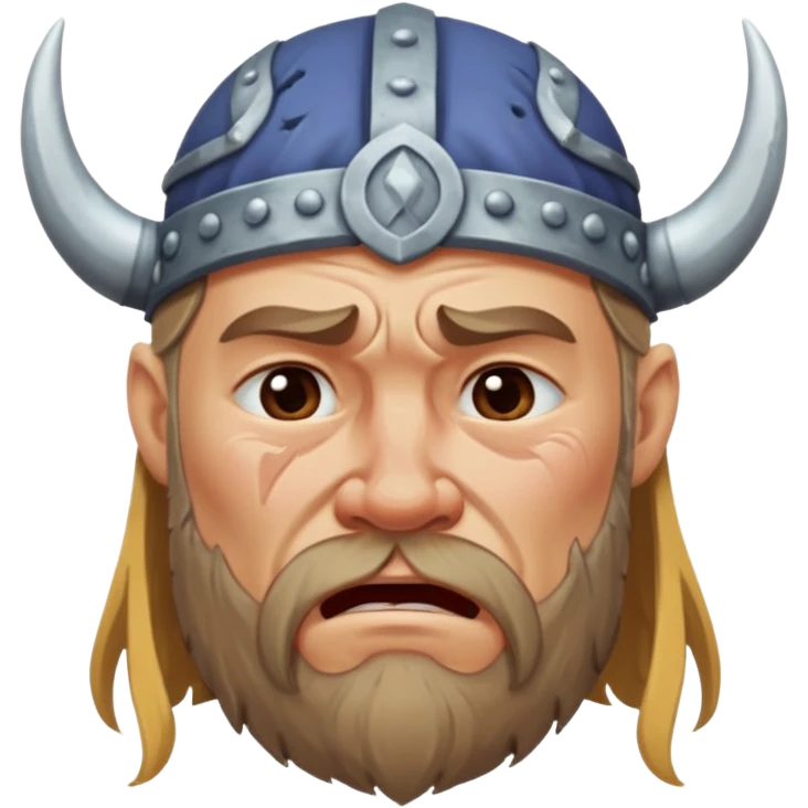 Viking crying emoji