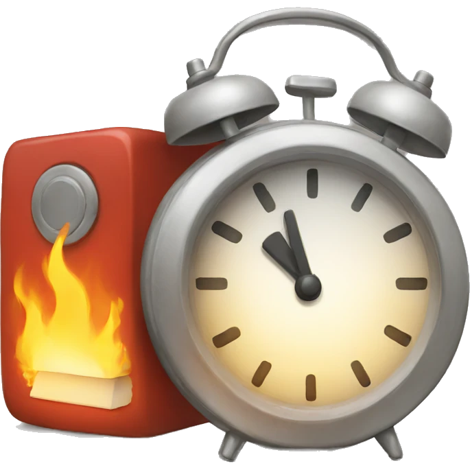 burning alarm emoji