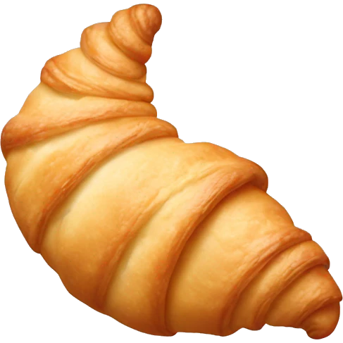 Light pink Croissant emoji