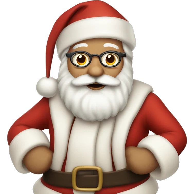 Old fashion Santa  emoji