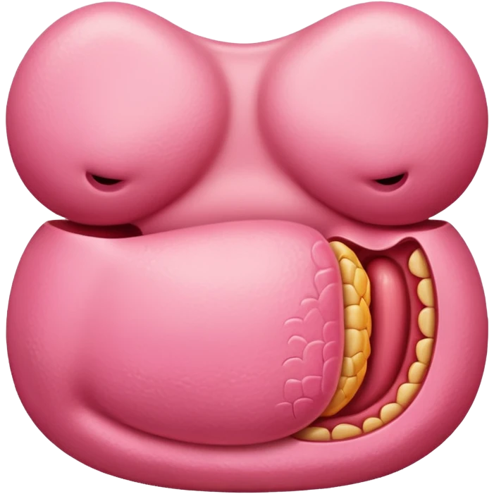 Create the stomach emoji