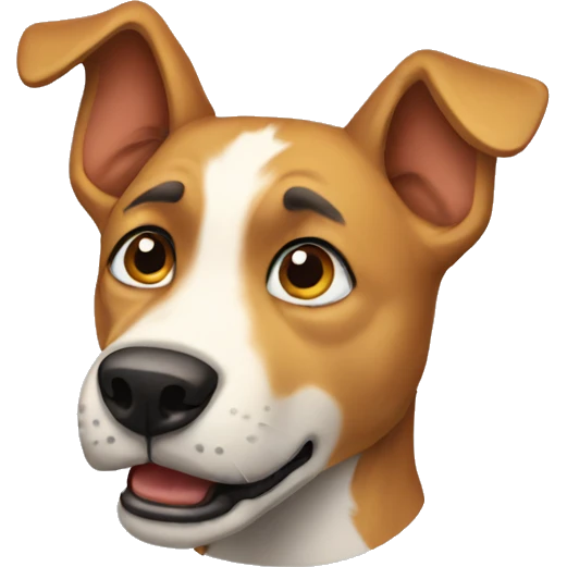cry dog emoji