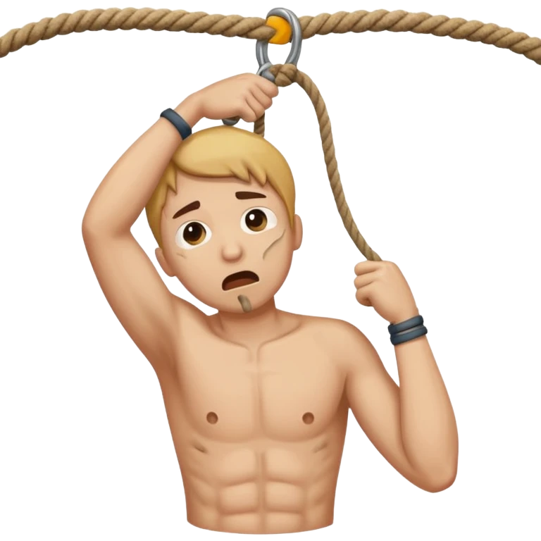 Hanging Rope Suicide Choked Human emoji