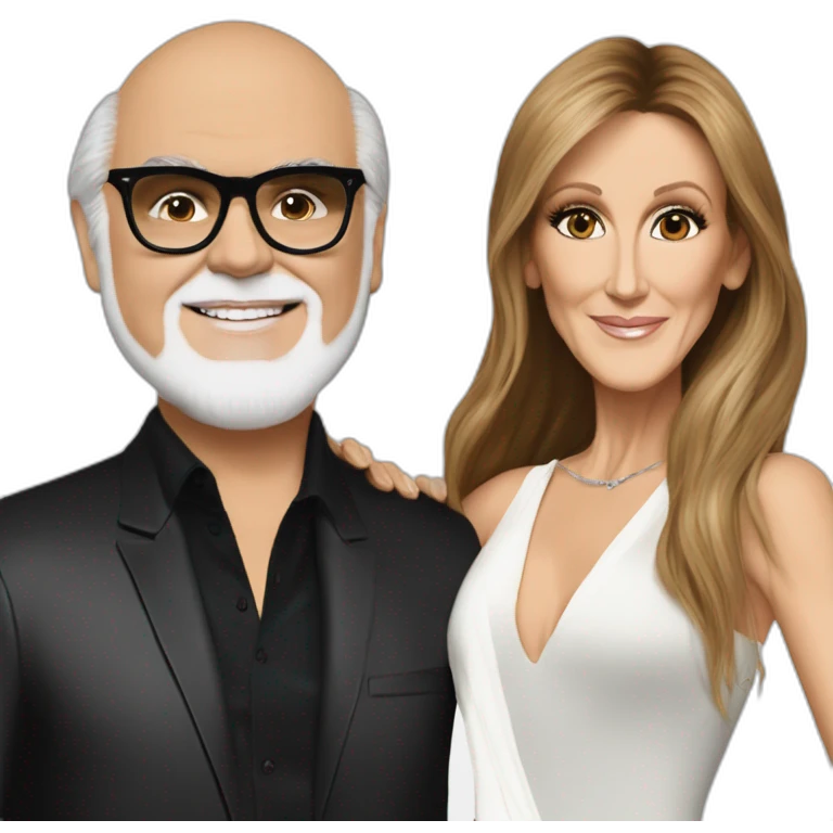 Céline Dion and rené angelil emoji