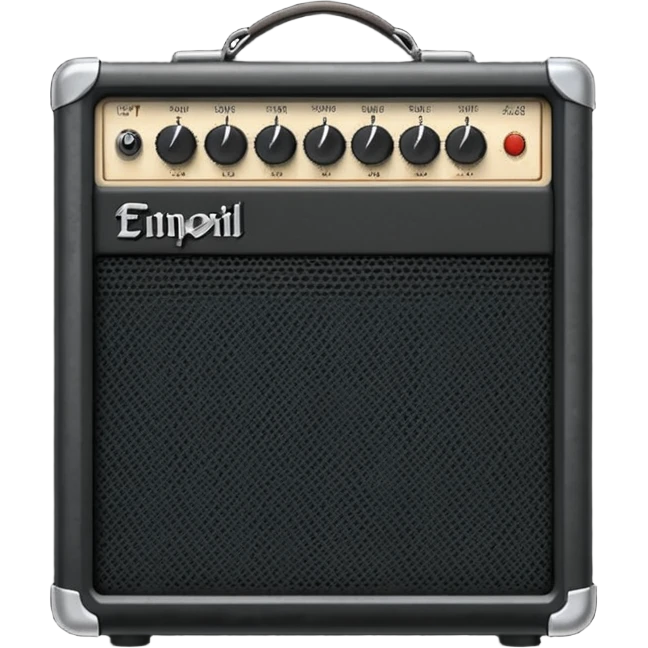 electric guitar amplifier emoji