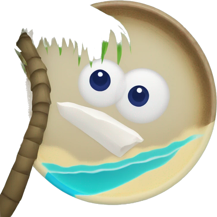 Açai with palm tree emoji